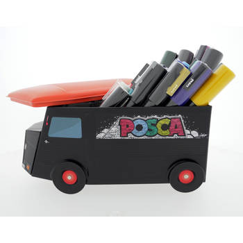 Uni Posca Uni Posca Limited Edition 20 Set Truck Luxe Bewaarblik