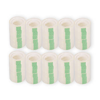10 Sets Transparante Verpakkingstape Rol - Karton Tape 4x4x1.2cm - 350g Gewicht - Polyester/Plastic Materiaal - 60