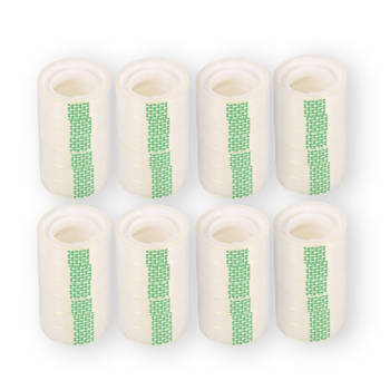 8 Sets Professionele Transparante Verpakkingstape Rol - Karton Tape - 4x4x1.2cm - 280g - 48 Rollen Plakband