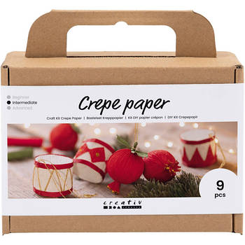 Creativ Company CC Mini Creatieve Box Kerstornamenten Crêpepapier