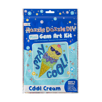 Ooly Razzle Dazzle Mini Gem Art Kit Cool Cream