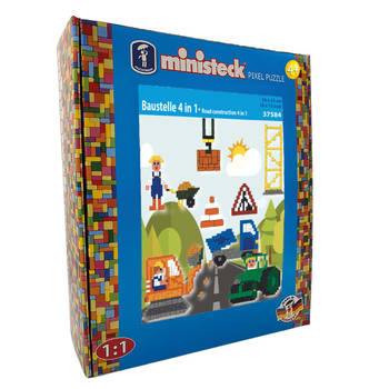 Ministeck Ministeck Wegenbouw 4in1 - XL Doos - 1200st