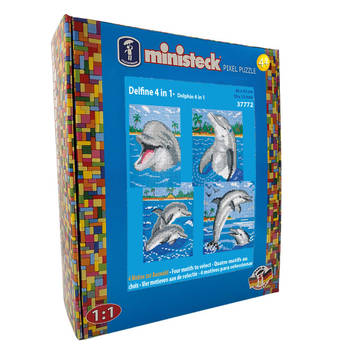 Ministeck Ministeck Dolphins with Background 4in1 - XL Box - 3100pcs