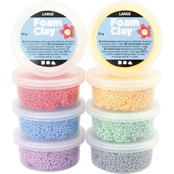 Foam Clay Foam Clay® Large 8x20 gr Vrolijke Kleuren