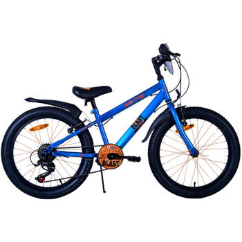 NERF Jongensfiets Blast 20 Inch 27 cm Jongens 6V V-Brakes Blauw