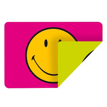 Zak!Designs - Smiley Classic placemat tweezijdig - Polypropyleen - Roze