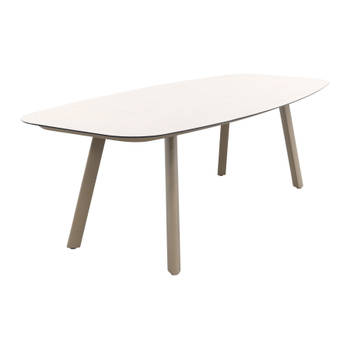 Taste Manolo tuintafel 240x103 cm. - Deens ovaal - Latte