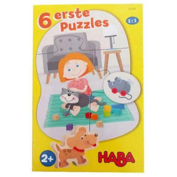 Haba 6 eerste puzzels - Huisdieren