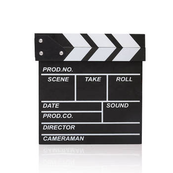 Filmklapper Krijtbord - Hout - Decoratie voor filmfans - Film Movie