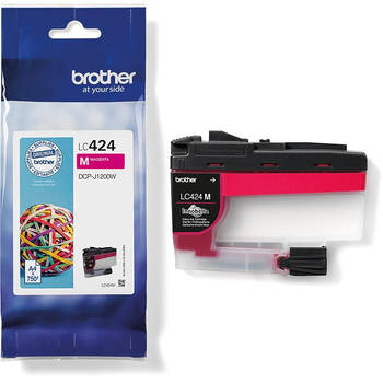 Brother inktcartridge, 750 pagina's, OEM LC-424M, magenta