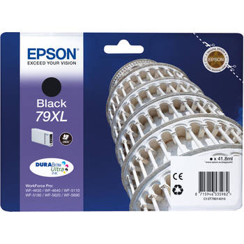 Epson inktcartridge 79XL, 2.600 pagina's, OEM C13T79014010, zwart