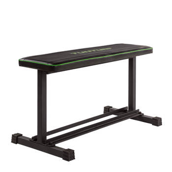 Tunturi FB20 Vlakke Halterbank - Flat Bench - Fitnessbank - Trainingsbank - Incl. gratis fitness app