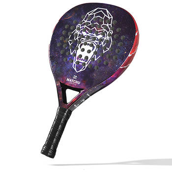 Matchu Sports Padel racket - Gorilla - Donker paars - 100% 3K carbon