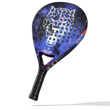 Matchu Sports Padel racket - Panther - Paars - 100% ultra sterk 18K carbon