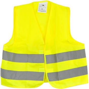 Safety vest Yellow Safe safety Safety vest Construction Traffic safety vest for safety warning - Yellow