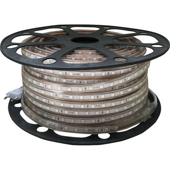 LED Strip - Aigi Strabo - 50 Meter - IP65 Waterdicht - Blauw - 5050 SMD 230V