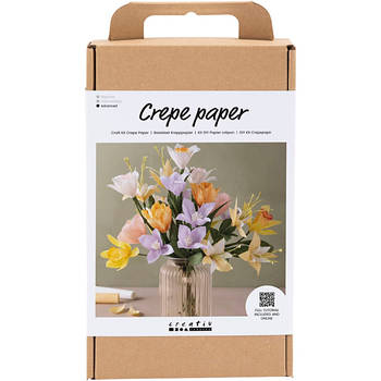Creativ Company CC Startersset Crepepapier Bloemen Lenteboeket