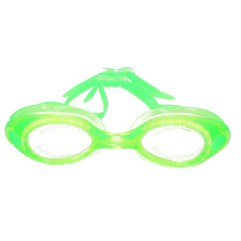 Anti chloor zwembril fluorescerend groen voor kinderen - Zwembrillen