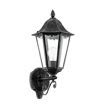 EGLO NAVEDO Wandlamp buiten - E27 - 20 cm - Zwart