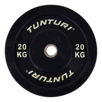 Tunturi Halterschijf 20kg Black - Incl. gratis fitness app