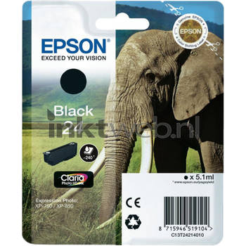 Epson 24 zwart cartridge