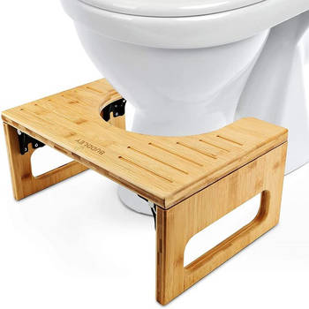 Toiletkrukje Bamboe Inklapbaar Toilet Krukje Peuter WC Krukje Volwassenen WC Krukje voor de juiste houding