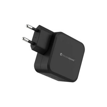 Rolling Square GaN Oplader 65w - USB en USB-C poort