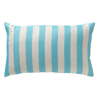 Dutch Decor - SIA - Outdoor Kussenhoes 30x50 cm - waterafstotend en uv-bestendig - Antigua Sand - blauw