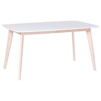 Beliani SANTOS - Eettafel-Wit-MDF