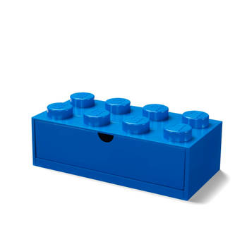 Lego - Opbergbox Bureaulade Brick 8 - Kunststof - Blauw