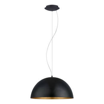 EGLO Gaetano 1 Hanglamp - E27 - Ø 53 cm - Zwart/Goud