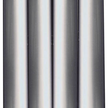 Glansfolie Metallic Zilver - Luxe Cadeaupapier - Inpakpapier - 200 x 70 cm - 5 rollen