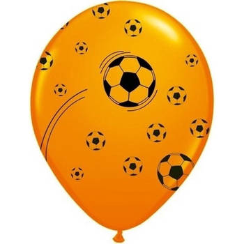 Amigo Ballonnen Holland Oranje Voetbal 23cm 25 Stuks