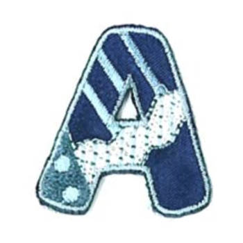 Alfabet A-Z blauw 210 3 cm