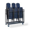 Stackchair Trolley, voor 30 Stapelstoelen, 151x76x120cm (LxBxH), T91600
