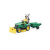 Bruder bworld John Deere zitmaaier met aanhanger (62104)