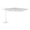 AXI Nima Zweefparasol Rechthoekig 300 x 300 cm in Wit / Beige Parasol voor tuin met Aluminium Frame