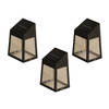 Luxform - 3x Solar Wandlamp - Vigo - 8 Lumen - Werkend op zonne-energie - Set van 3 stuks