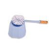 Handy Blue Toilet Brush with Holder - Plastic Toilet Brush - Bathroom Accessory - 28cm x 13cm