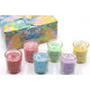 Color Candles Series - Geurkaars Deluxe Giftset- 6 stuks- 55gr.