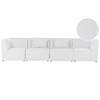 Beliani LEMVIG - Modulaire Sofa-Wit-Corduroy