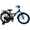 Volare Thombike Kinderfiets - Jongens - 18 inch - Zwart Blauw - Twee handremmen