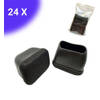 FSW-Products - 24x Premium Stoelpootdoppen Flexibel 40x20 mm - Antikras Vilt - Viltjes - Meubelvilt