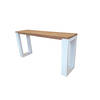 Wood4you - Sidetable enkel Roastedwood - - - Eettafels 140 cm - Bijzettafel