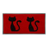 MD Entree - Schoonloopmat - Emotion XS - Cats Red - 40 x 80 cm