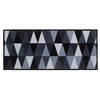 MD Entree - Design mat - Universal - Geometric Silver - 67 x 150 cm