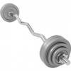 Gorilla Sports EZ-curlset 35 kg - Gietijzer - Halter met Gewichten- 30 mm