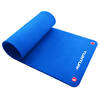 Tunturi Pro Fitnessmat - Yogamat - Gymnastiekmat - Oefenmat - 140 cm x 60 cm x 1,5 cm - Blauw - Incl. gratis fitness app