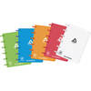 Adoc notitieboekje Colorlines, ft A6, gelijnd, geassorteerde kleuren 10 stuks