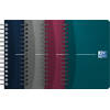 Oxford Office Essentials notitieboekje, 180 bladzijden, ft 9 x 14 cm, geruit 5 mm, geassorteerde kleuren 10 stuks